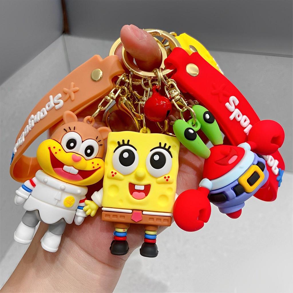 Adorable Spongebob Squarepants Keychain Pendant For Kids And Adults