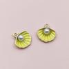 Alloy Color Oil Drop Scallop Pearl Pendant Charm for DIY Necklace and Bracelet Jewelry