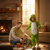 Children's pajamas frog onesie jumpsuit kigurumi children's disguise 122-128 Onesie children 001pcN frog - 134-140