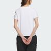 New Adidas Set in Sleeve T Shirt Women's White IZ3147