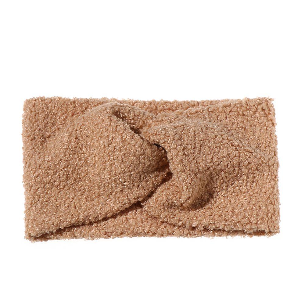 Зимние Девушки Женщины Дамы Кашемировый Тюрбан Перекрученный Узел Повязка на Голову Крестообразная Повязка для Волос Утепленный Тюрбаны