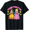 Super Mario Peach And Daisy Team Pretty T-Shirt