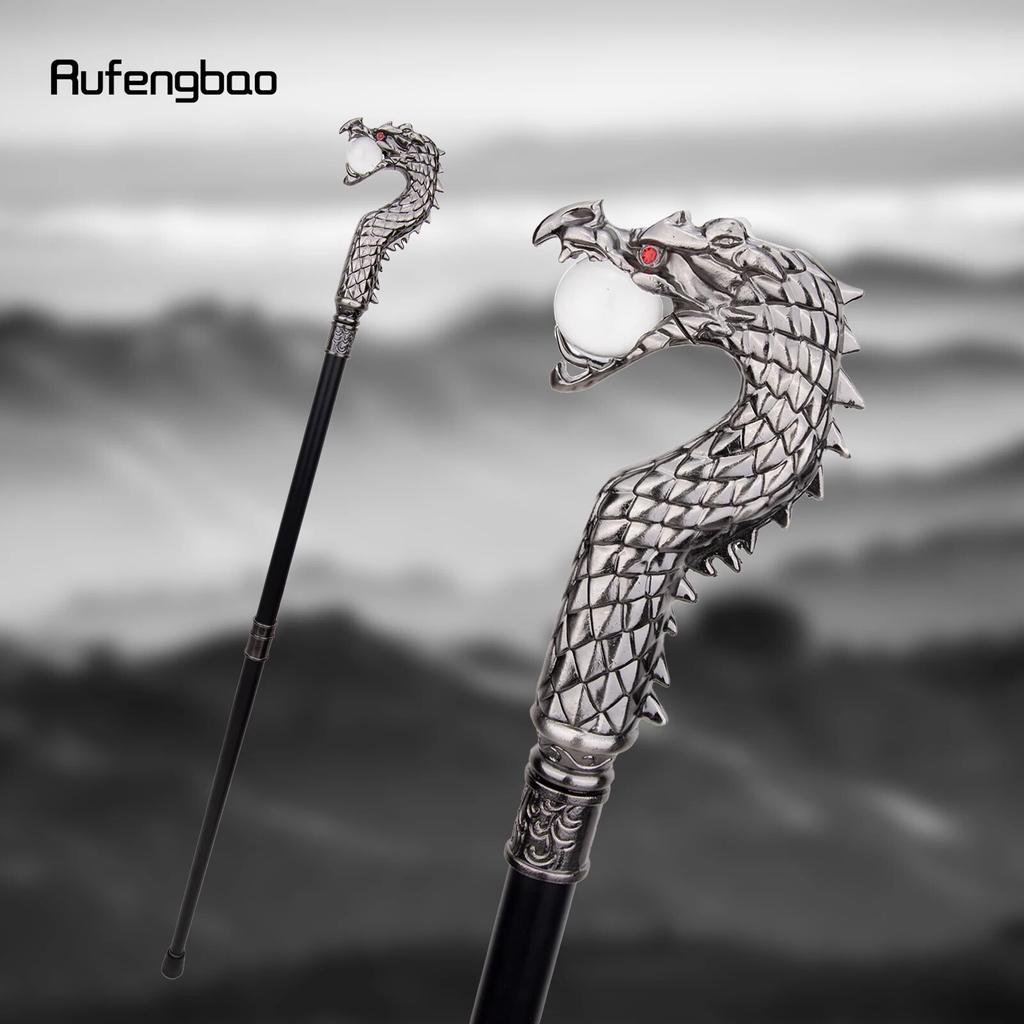 Голова дракона, мяч, модная трость, декоративная палка, косплей, винтажная вечерние модная трость для ходьбы, 93 см