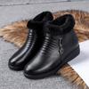 New Winter Women Boots Thick Plush Woman's Ankle Boots Zipper Comfortable Outdoor Snow Boots Fashion Cotton Shoes