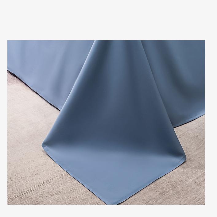 Long Staple Cotton 80 Count Pure Cotton Solid Color Single Duvet Cover Three Piece Set Four Piece Set Solid Color Duvet Cover