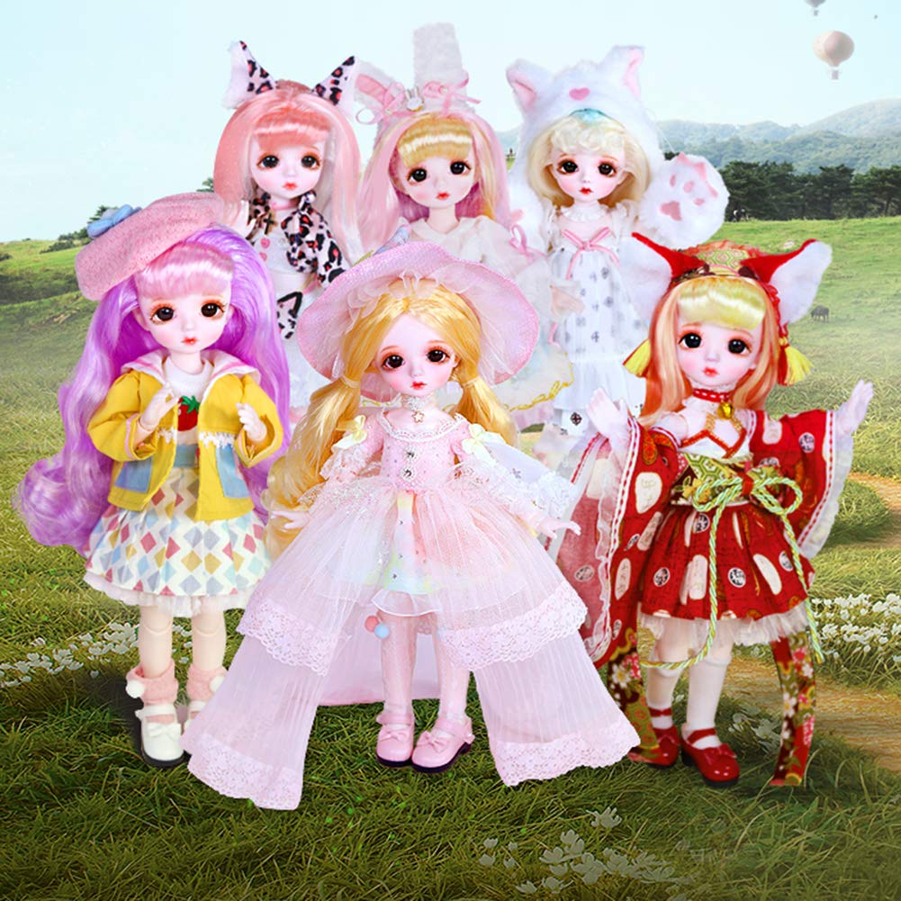 ICY Fortune Days 28 см BJD 28 шарнирная кукла с полным набором одежды и лучший подарок для девочек 1/6 кукла, обувь, 6+ (Анжела)