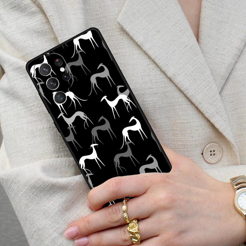 Galgo Greyhound Dog SOFT Cell Phone Case for Samsung Galaxy S26 Ultra S25 S24 S23 S22 S21 S20 Note10 Cover
