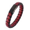 Fashion Men Jewelry Braided Leather Bracelet Handmade Bracelet Man Wrist Bangles