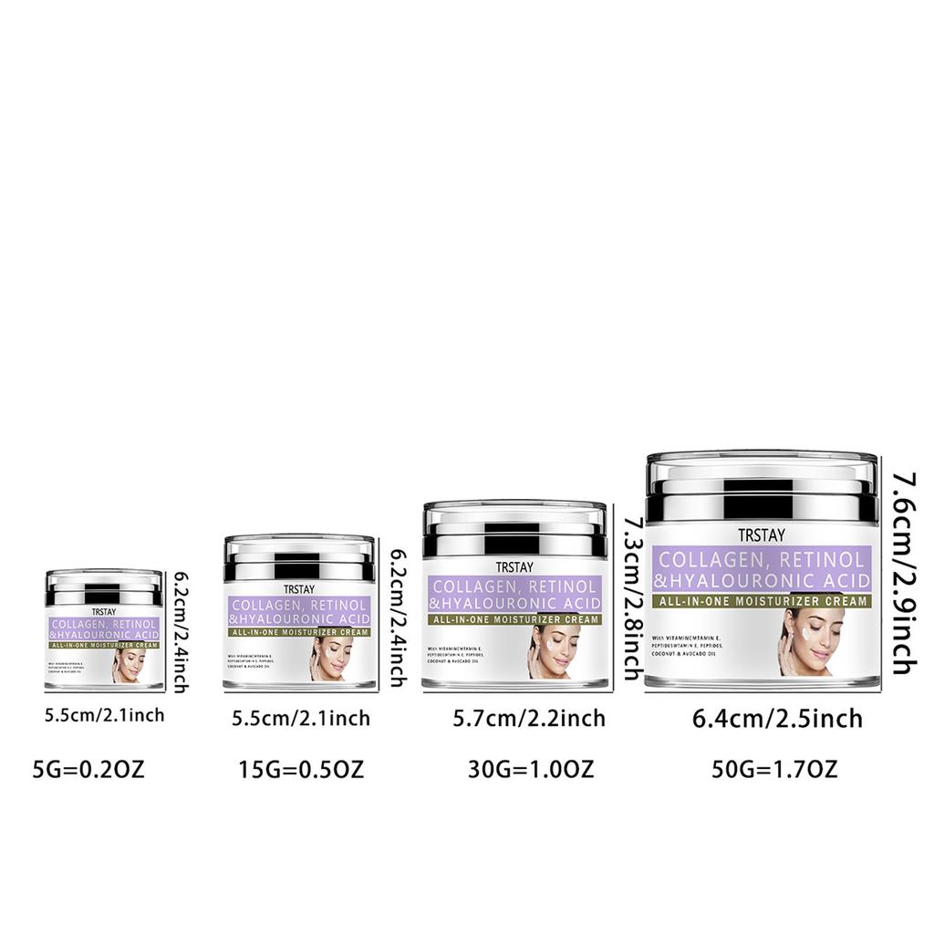 RETINOL & COLLAGEN & HYALUROIC ACID Cream Moisturizing and Lightening Fine Lines Moisturizing Tightening Cream