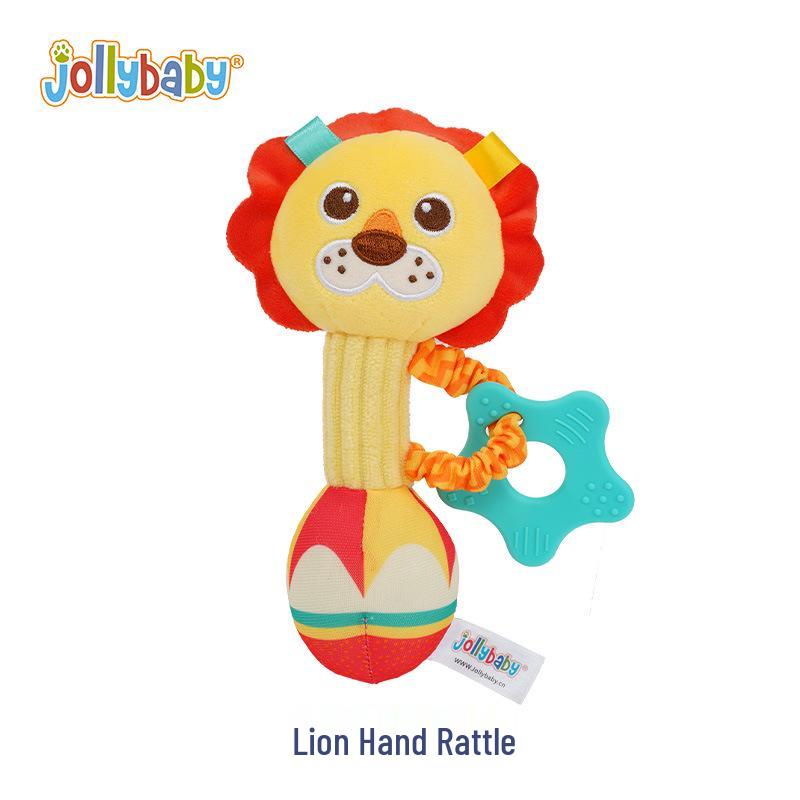 Jollybaby Baby Rattle & Teether Toy, Infant Grip Stick, Safe for 0-6 Months