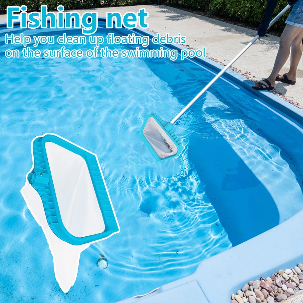Эксперт по глубокой очистке воды: Специальная усиленная зашифрованная сетка для защиты от листьев для бассейнов, легко поддается утилизации, эффективная фильтрация поверхностного мусора!