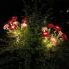 Светодиодные фонари «Снежный лотос» с 7 головками, на солнечных батареях, разноцветные, декоративные водонепроницаемые уличные солнечные светильники