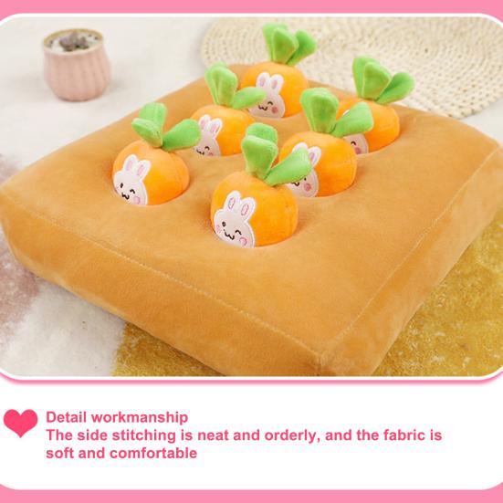 Плюшевая игрушка с редисом, морковью, клубникой, ананасом, нечеткая мягкая ПП, хлопковая набивка, маленькое животное, домашнее животное, кролик, добыча пищи, образовательная