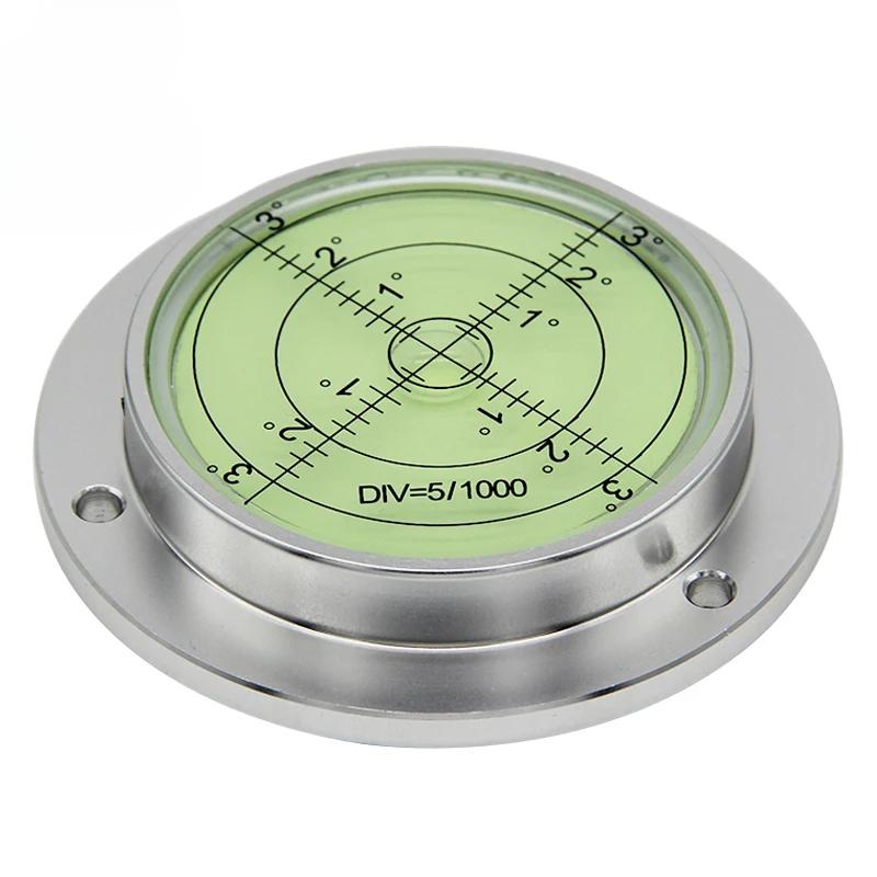 Круглые спиртовые уровни Кран Горизонтальный пузырьковый уровень Измерительный инструмент Размер 80*62*15 мм 1 шт. Пузырьковый уровень