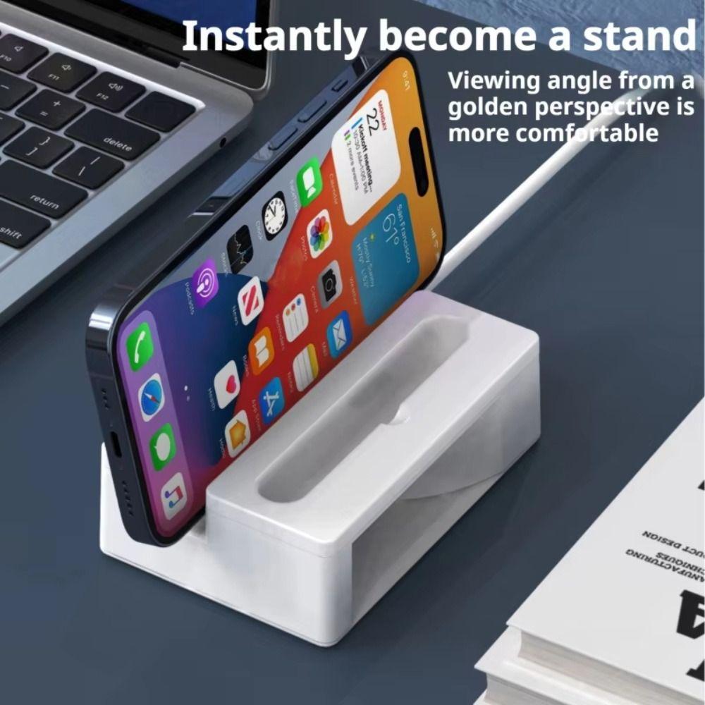 USB Type C Phone Charger Power Strip 5 in 1 Charging Socket Multifunctional Phone Holder