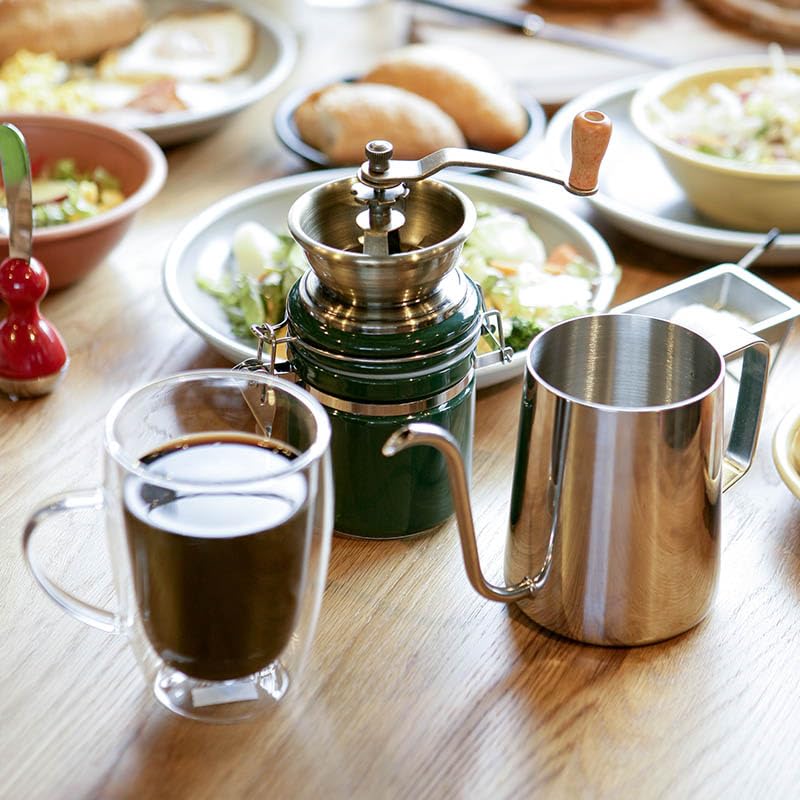 Dalton Нержавеющая сталь DripWater Pot 650 мл Ценность инструмента только для заливки Без крышки Кофейные принадлежности Кувшин для кухни Высота 12 см Ширина 20 см Глубина