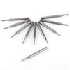 10pcs 1 8   Shank Tungsten Carbide End Mill CNC Engraving Tools Single Flute Spiral Bit