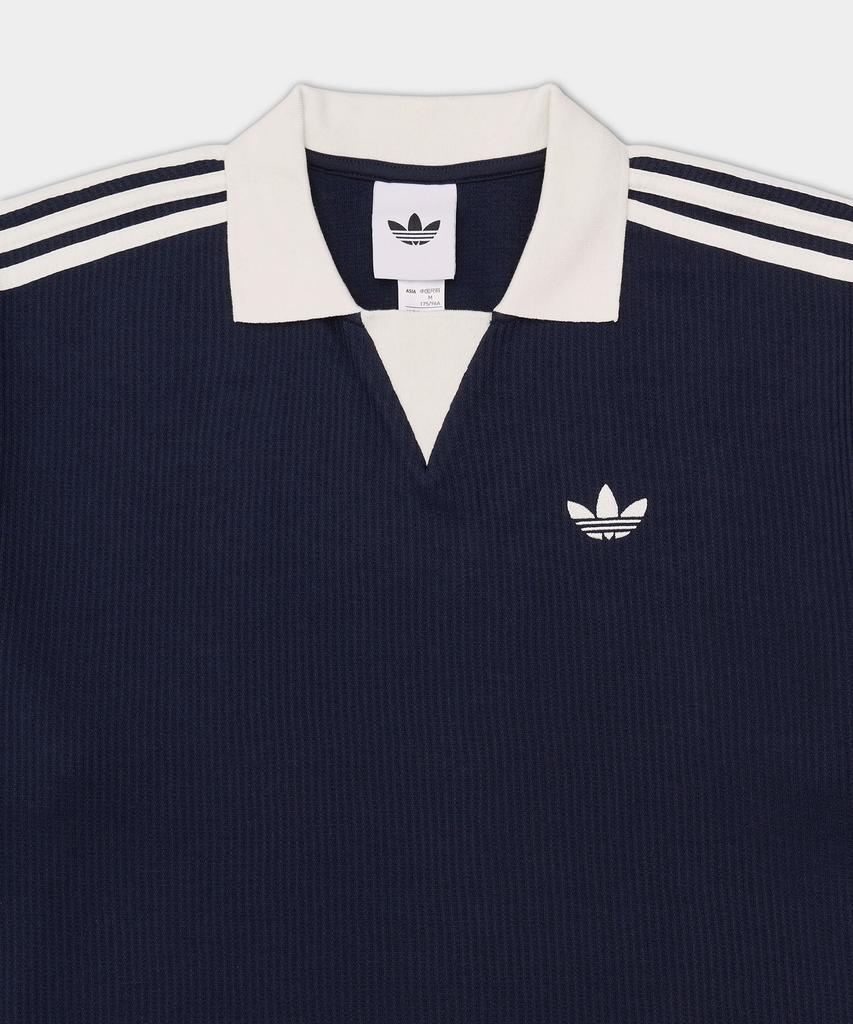 Футболка Adidas Waffle с коротким рукавом - Темно-синий / Kw7473
