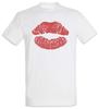 Kiss Lips Mens T-Shirt Kiss Love Love Amour Amore Kiss Me Single Girl Boy