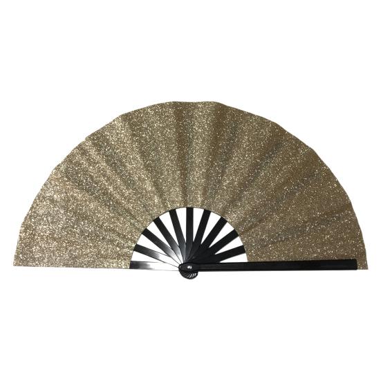 Блестящий складной веер для кунг-фу, танцевальное представление, портативный легкий летний охлаждающий вентилятор, украшение, аксессуары для вечеринки