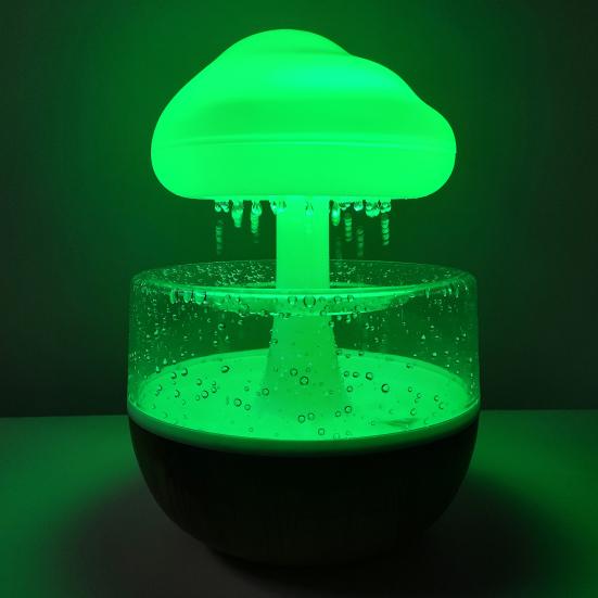 Увлажнитель воздуха «Облако-дождь» со светодиодной подсветкой 7 цветов, низким уровнем шума, креативной формы
