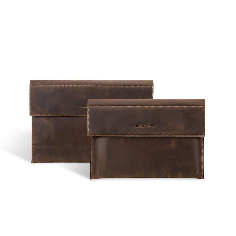 Чехол для ноутбука из натуральной кожи для MacBook 14,2/16,2 дюйма, 2021 г.