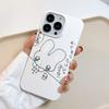 Защитный чехол для телефона с рисунком мультяшного кролика для iPhone 16 Pro Max 15 14 13 12 11 Pro Plus 16E, чехол с милыми животными, ударопрочный