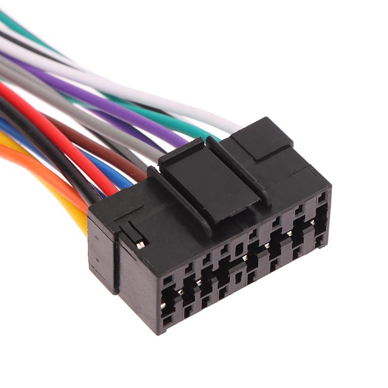 Автомобильный стерео радиоприемник 16-контактный штекер жгут проводов для Sony для Jvc радио аудиоплеер адаптер жгут проводов разъем кабель музыкального плеера