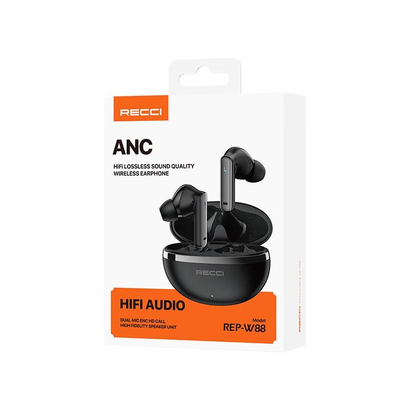 Recci ANC Noise Cancelling Wireless In-Ear Earbuds