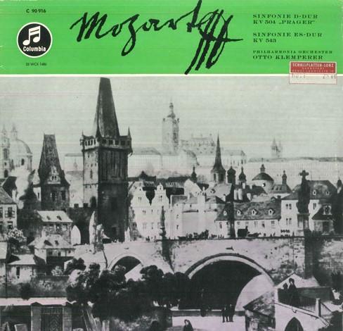 LP Record OTTO KLEMPERER, PHILHARMONIA ORCHES - Mozart Sinfonie Nr38 D Dur, Kv504 P C90916 COLUMBIA Germany Classical Used