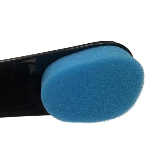 Складная щетка-аппликатор для тела с длинной ручкой, массажный инструмент для душа, портативный аппликатор для лосьона, мягкая губчатая щетка для ухода за телом