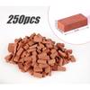SKY Diorama Brick Concrete Block Paper House Plastic Model Castle Miniature Kit Wood (1/35, 250 Piece Set)