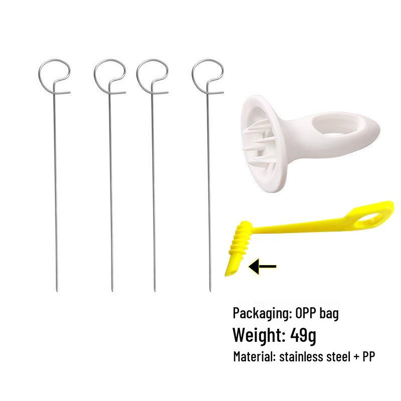 Tornado Potato Spiral Cutter - Hand-Cranked BBQ Skewer Slicer