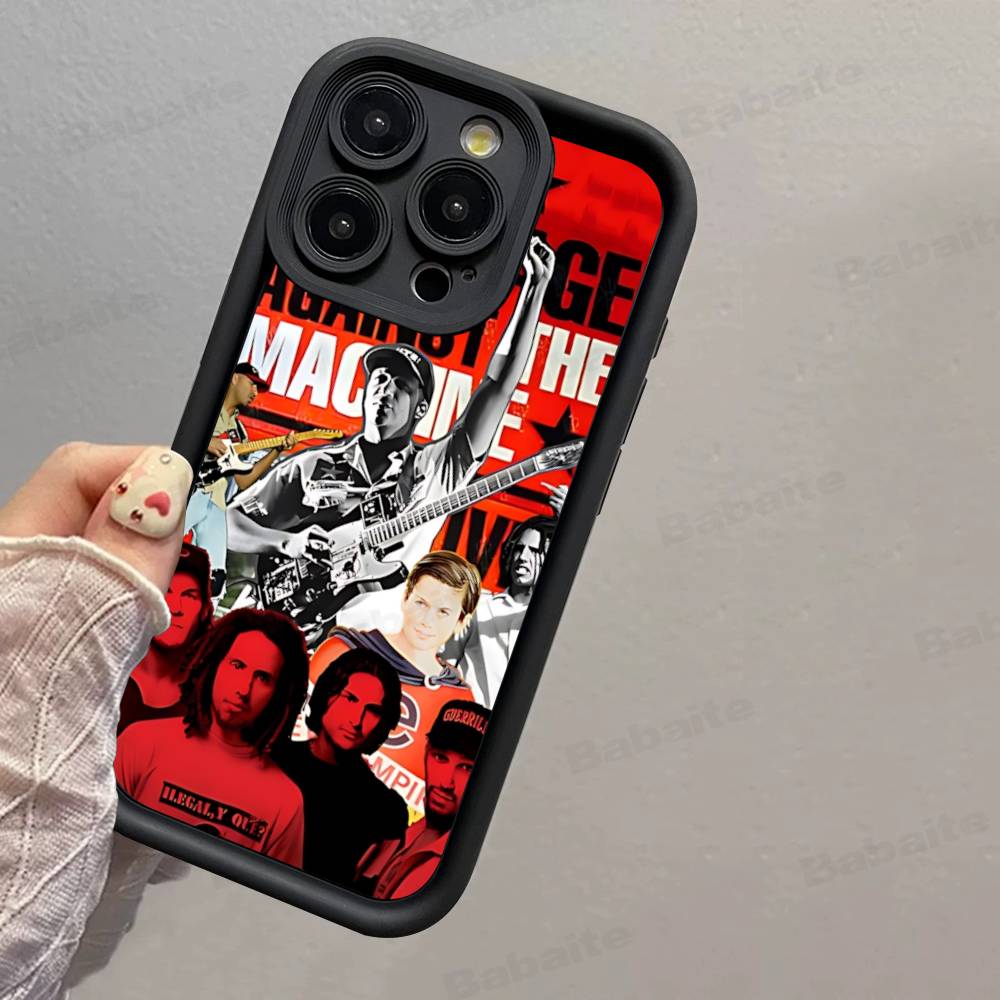 Band Rage A-Against The M-Machine Классический чехол для телефона для IPhone 17 16 15 14 13 12 11 Air Plus Pro Max Мягкая задняя крышка