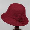 Wool Autumn and Winter Hats Winter Bucket Hats Women's Warm Bucket Hat