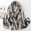 Ombre Wave Striped Lurex Glitter Fringe Viscose Shawl Scarf Lady High Quality Wrap Pashmina Stole Bufandas Muslim Hijab 180*90Cm