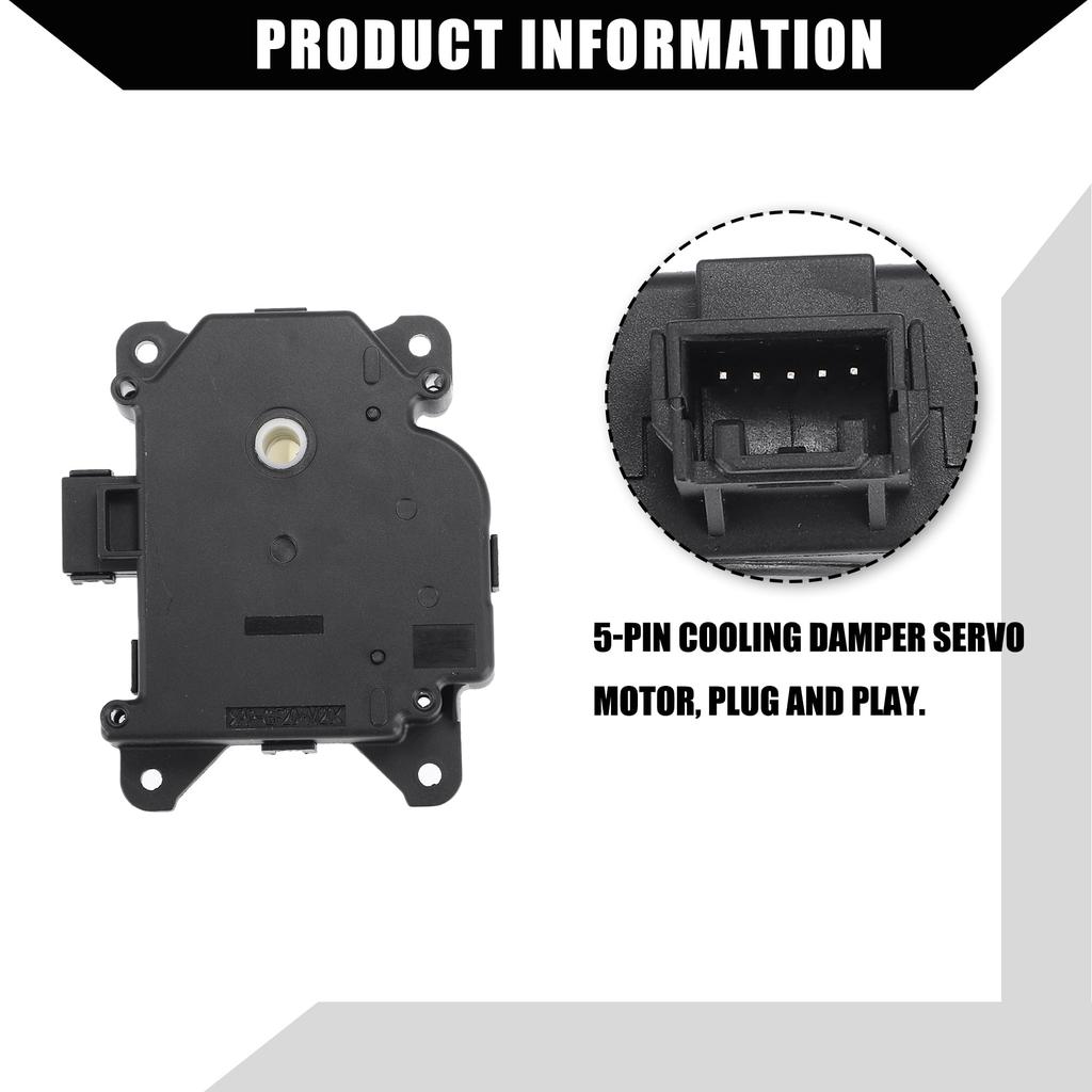 uxcell Привод заслонки воздухозаборника HVAC, совместимый с Toy Ota 4 Runner, совместимый с Toy Ota FJ Cruiser Front, прочный пластик, 1 шт., черный № 8710635120