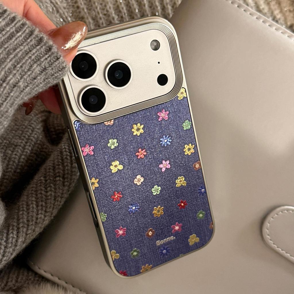 Креативный позолоченный цветочный чехол для iPhone 16, iPhone 17 и iPhone 17 Pro Max
