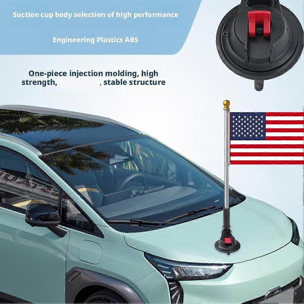 Car Flag Mount Heavy Duty Suction Cup Flag Holder Pole Holder Rust And Corrosion