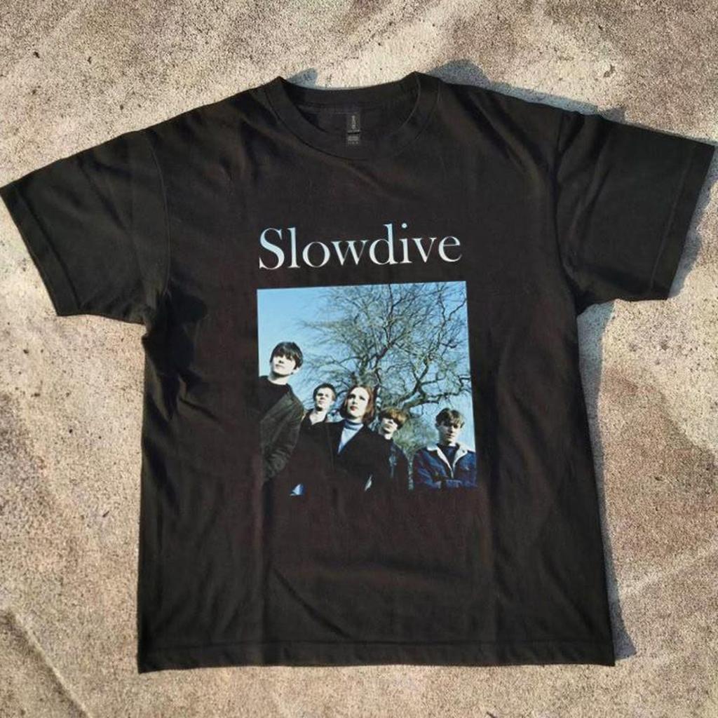 Slowdive Band T shirt, 90s Indie Rock Graphic Tee