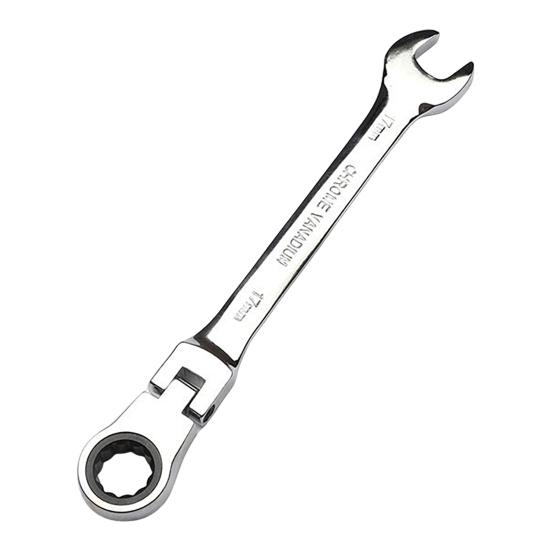 Накидной гаечный ключ с трещоткой, разводной угол 180 градусов, устойчивый к ржавчине, быстросъемный ручной гаечный ключ с трещоткой