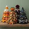 Pumpkin Ghost Quilted Christmas Tree Kit Black Cat Spider Hand Sewing Festival Tree  Holiday Gift