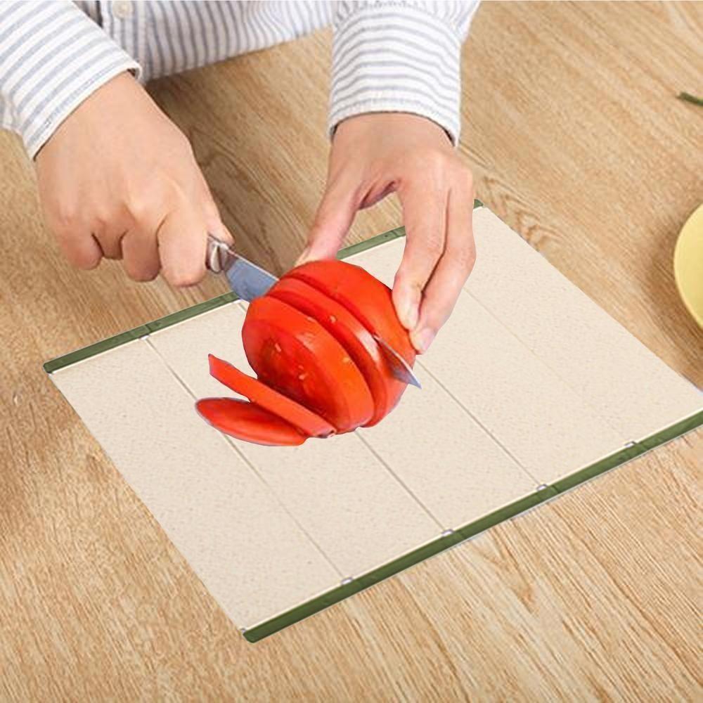 Easy to Use Kitchen Cutting Board Odorless Wheat Straw Chopping Board Folding Cutting Board  Travel