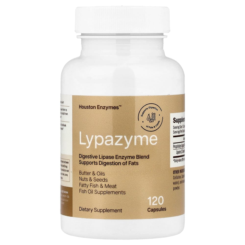 IHerb Хьюстон Ферменты Липазазим 120 Капсул