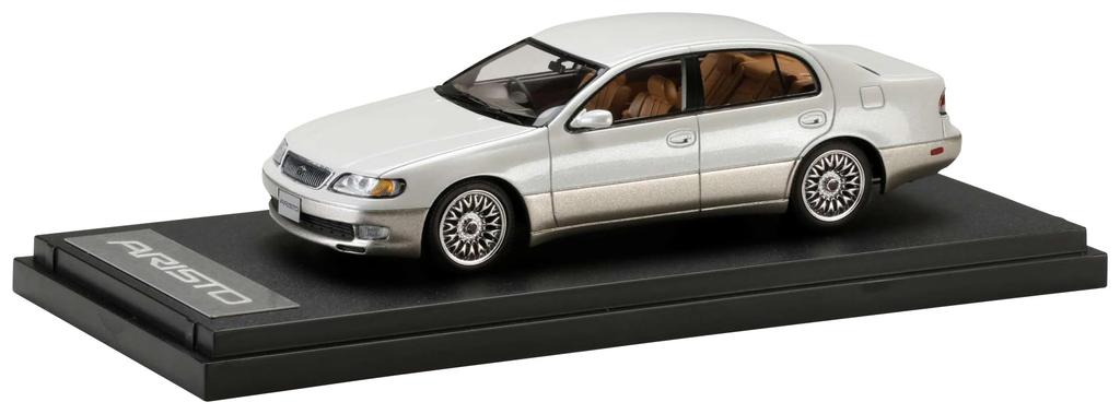 MARK43 Scale Toyota Aristo Custom Warm Gray Pearl Mica Toning Finished Model 1/43 3.0V (JZS147) Version, G,