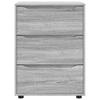 Storage Cabinet Grey Sonoma 60 x 48 x 81 cm
