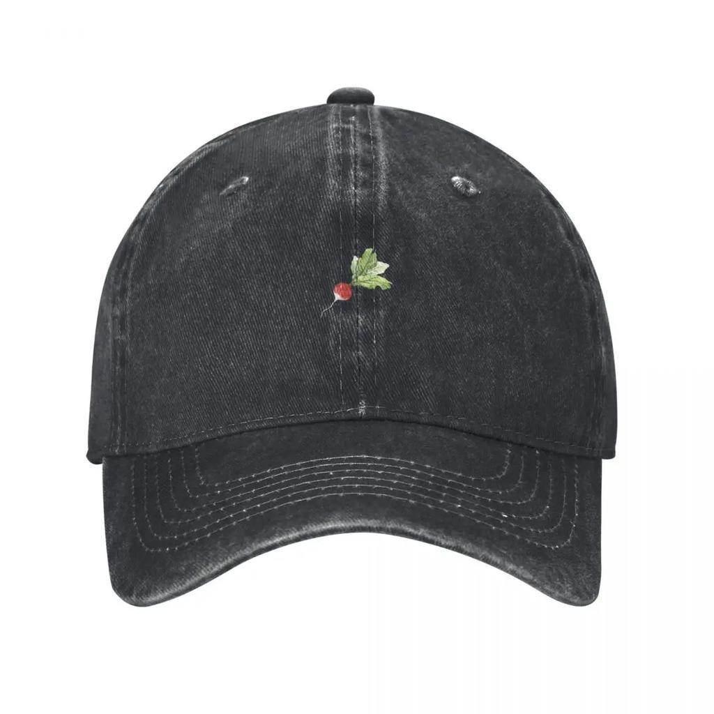 Watercolor Radish Baseball Cap Big Size Hat Luxury Unisex Hat Hood Bobble Hat Womens Hats Unisexs