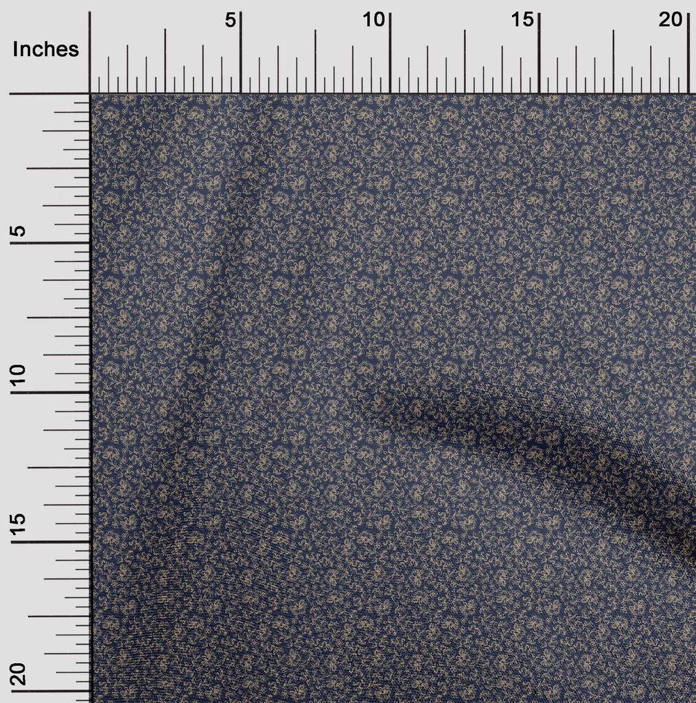 oneOone Ткань хлопок Flex Blue Toile Quilting Supplies Print Швейная ткань по ярдам 40 дюймов
