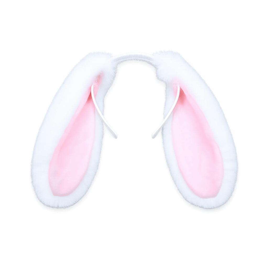 Soft Bunny Ears Headband Lop-eared Plush Headwear Elegant Easter Rabbit Hair Hoop Events