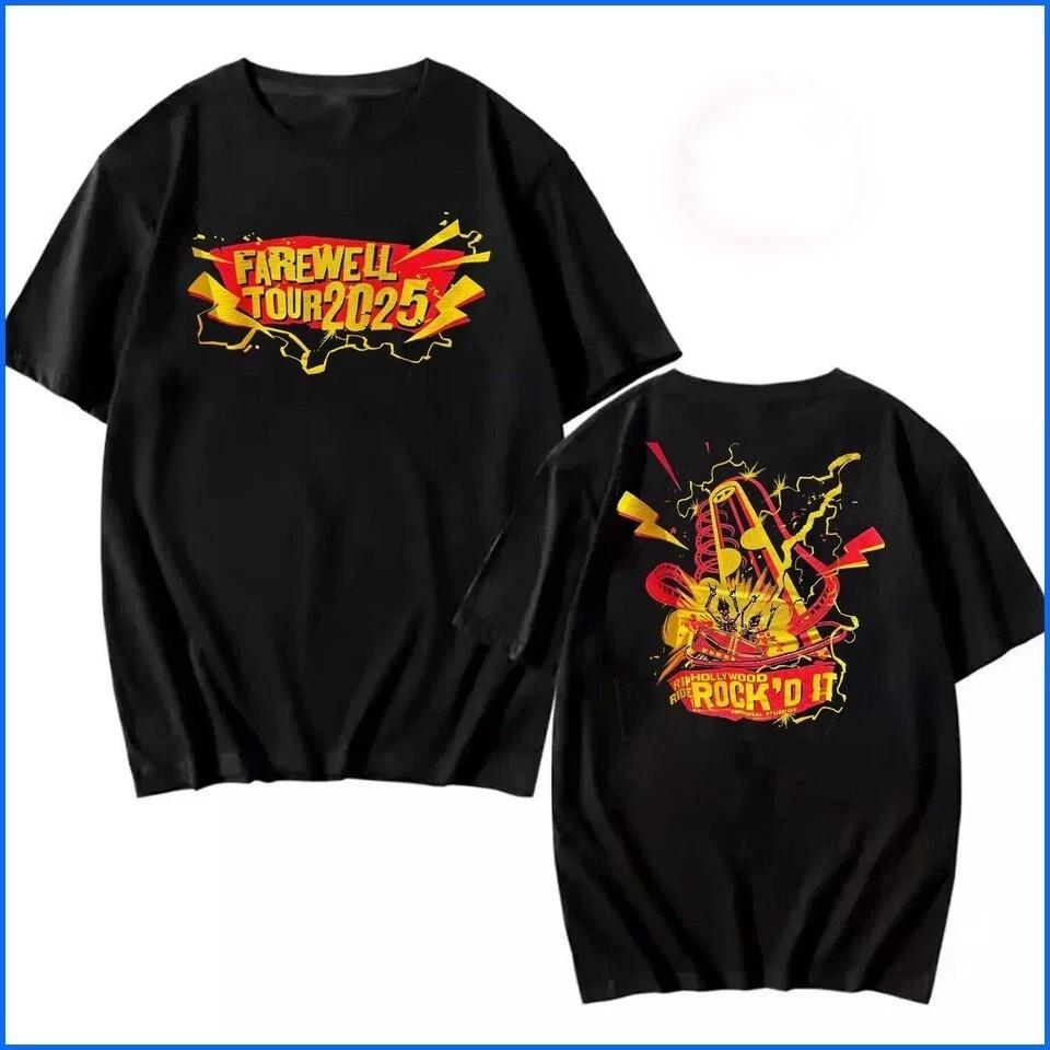 SALE Hollywood Rip Ride Rockit Farewell Tour T-Shirt All Size